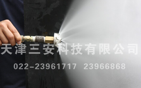 高压细水雾喷雾效果